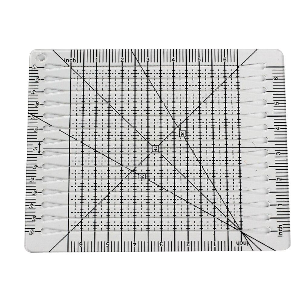 Quilting Ruler Square - 1PC DIY ハンドツールパッチワーク定規正方形扇形テーラーヤードスティック布切断縫製キルティングツールアートクラフト DIY 測定