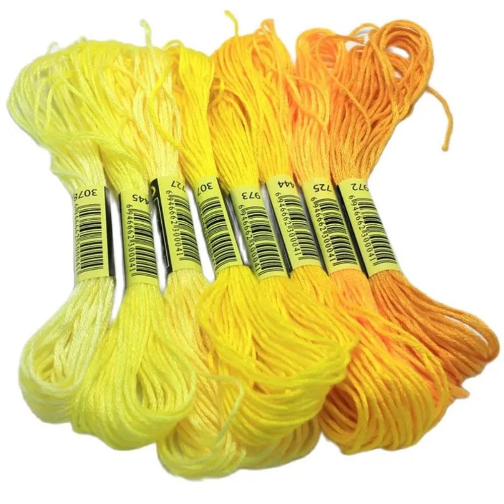 Embroidery Floss Thread - クロスステッチ刺embroidery糸,ユニークなスタイル,フロス,ミシンかせ,職人技,グラデーションカラー