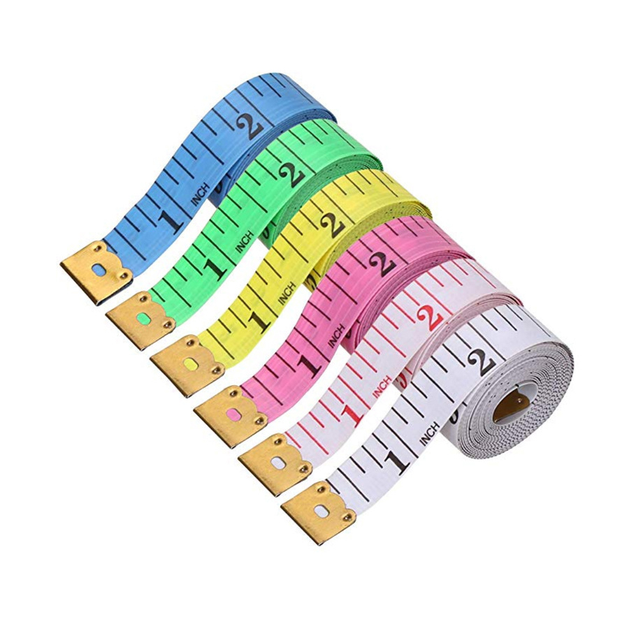 Sewing Gauge Ruler - 1/5/10個入り 150cm/60インチ ソフトボディメジャー テーラー用メジャー センチメートル/メートル 縫製用メジャー