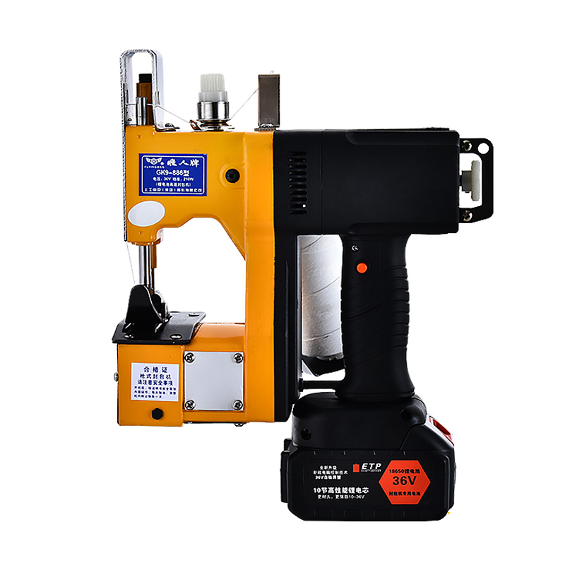 Sewing Machine In Textile Industry - ポータブル電気ミシン,繊維産業,織物バッグ包装,自動家庭用,高速衣類梱包機,GK9-886