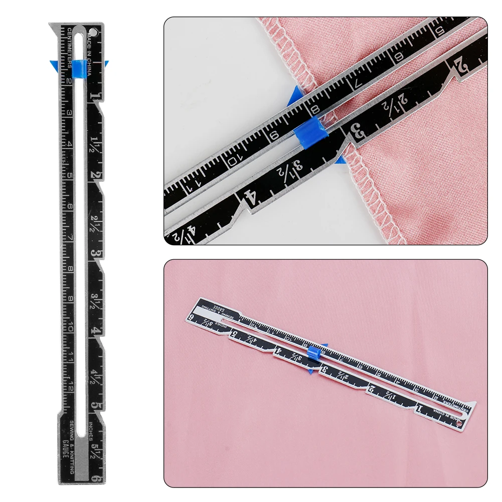5-IN-1縫製用縫い目定規測定ゲージ、パッチワークキルティ - Sewing Gauge Ruler のレビューと価格