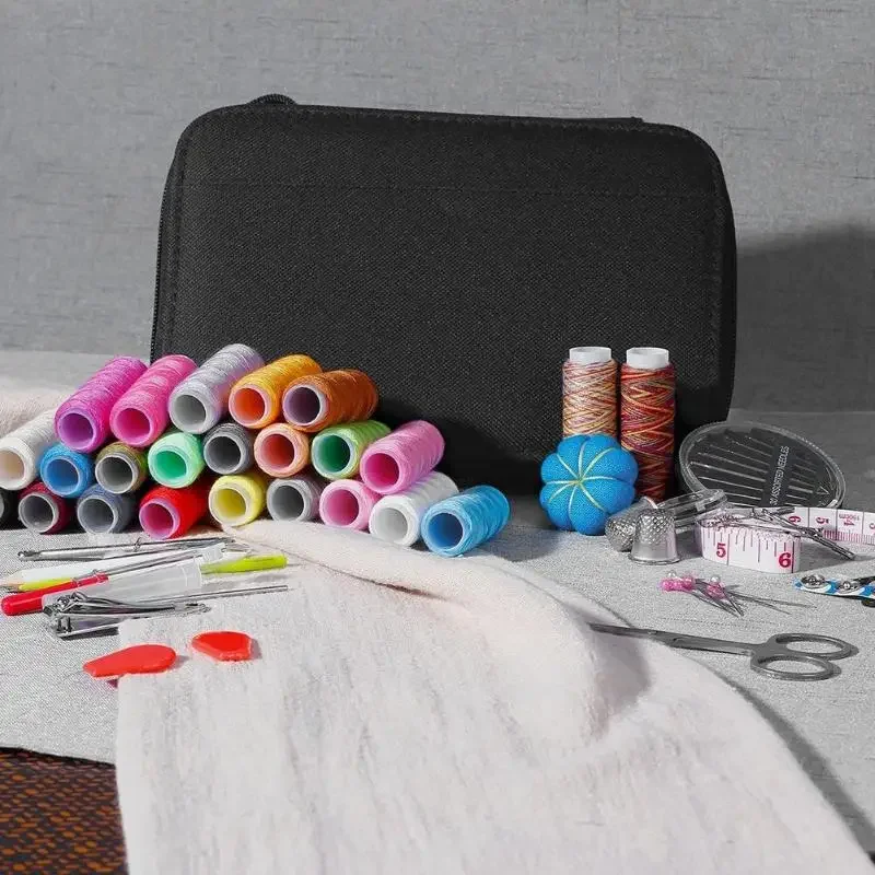 多機能ソーイングキット,バッグ,日曜大工,手縫い用ボックス, - Embroidery Floss Thread のレビューと価格