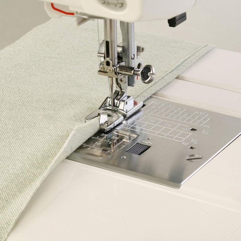 3 個ロール裾ミシン押えヘミングフットキット歌手ブラザージャ - Sewing Gauge Ruler のレビューと価格