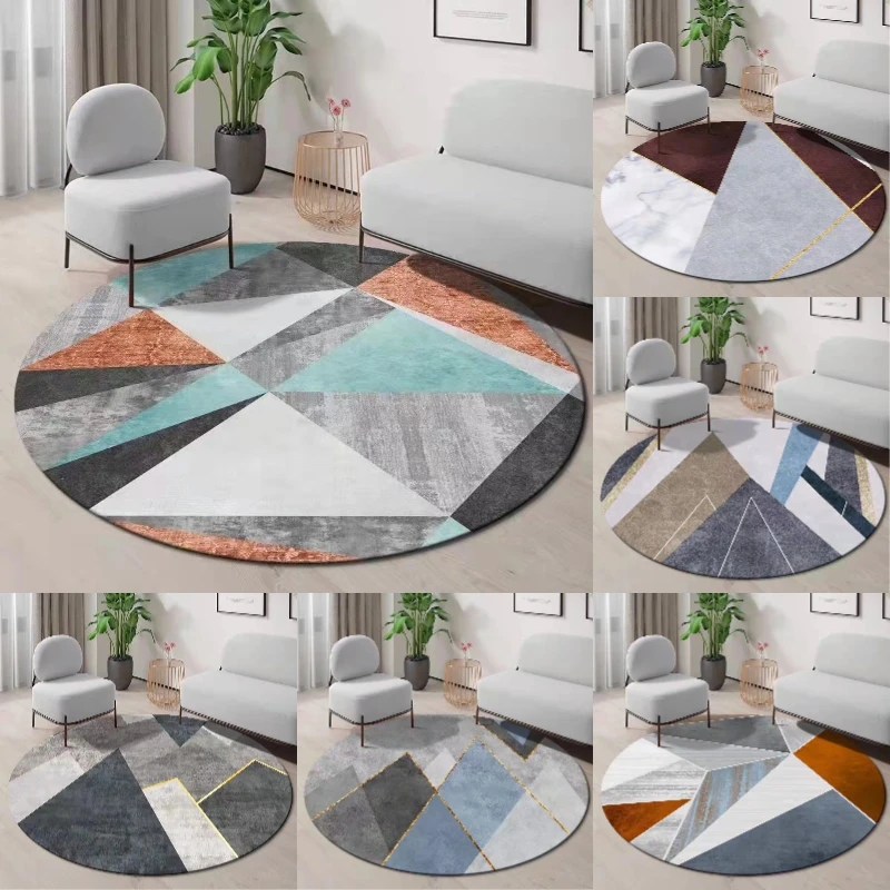~O~モダンなカラーブロックデザインの幾何学模様ラウンドラグ - Century Textile & Sewing Supply Saskatoon Sk のレビューと価格