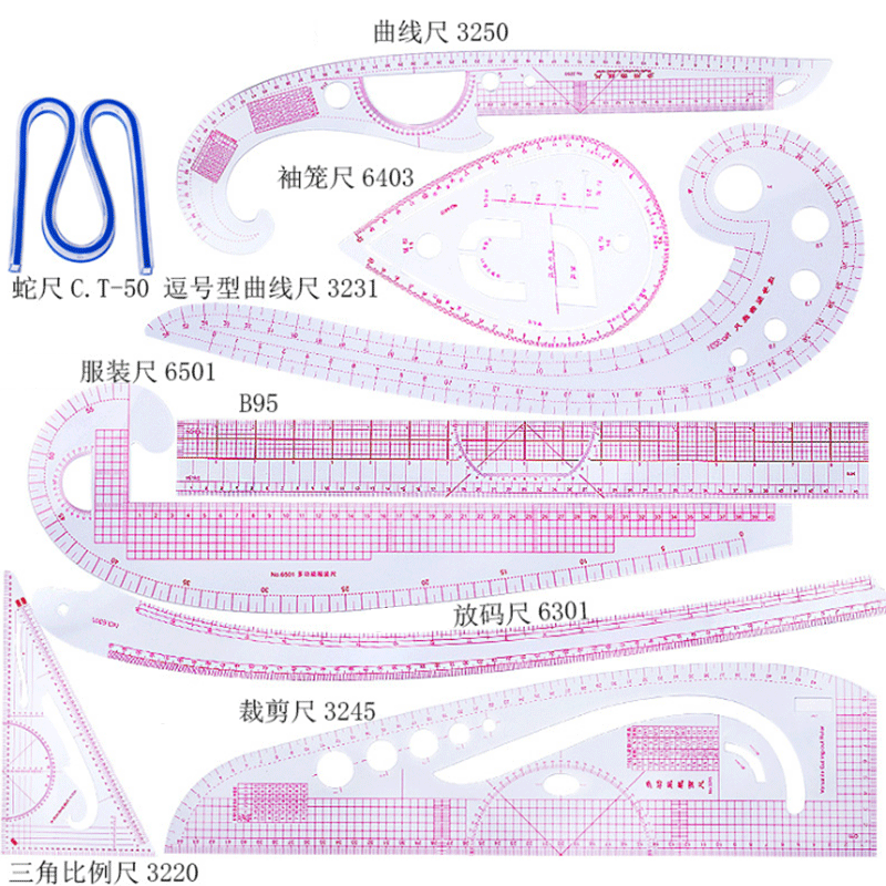 仕立て屋用の測定定規セット,日曜大工の描画キット,ステッチ, - Sewing Gauge Ruler のレビューと価格