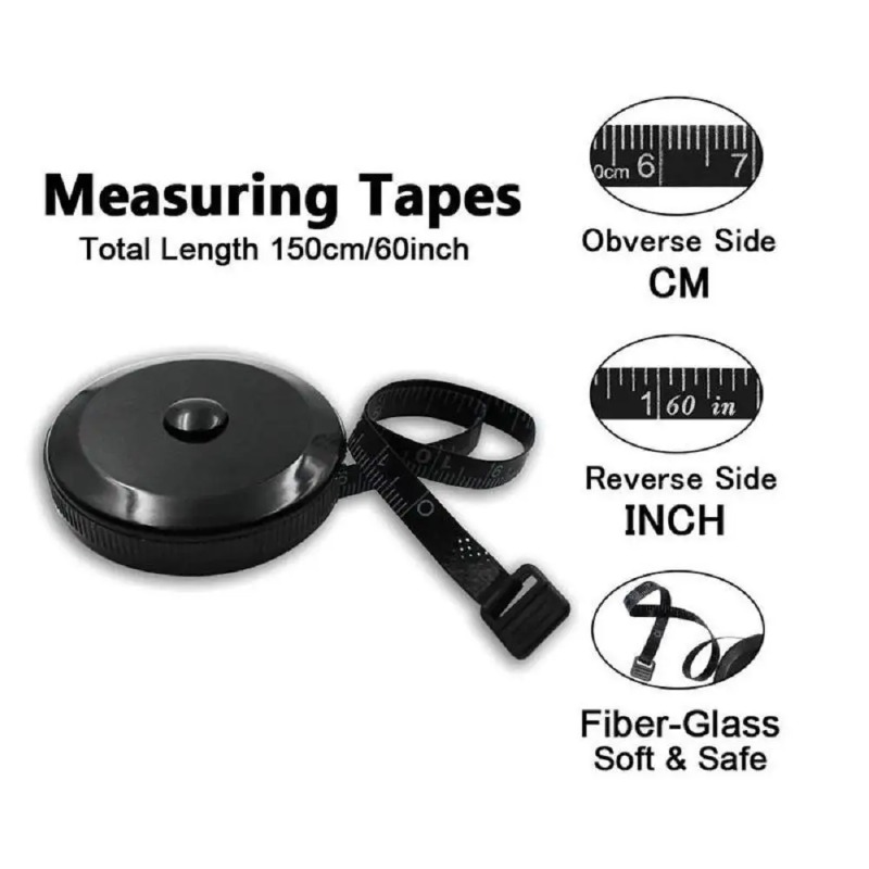 150cm/60インチ ソフトテープメジャー 身体用 布地用 - Fabric Weight Set のレビューと価格