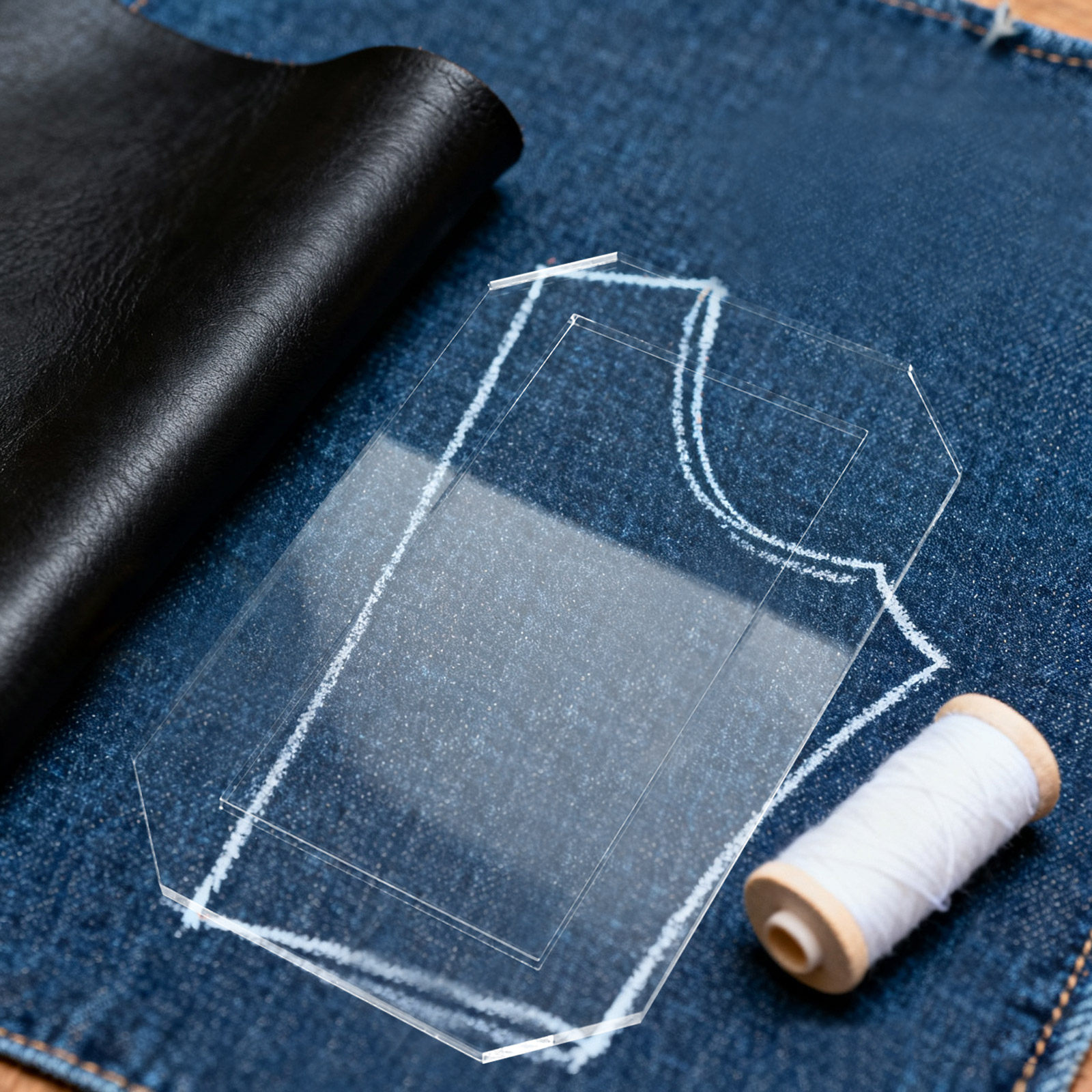 4個入りキルティングツール 透明アクリル製縫製用正方形・長方 - Quilting Ruler Square のレビューと価格