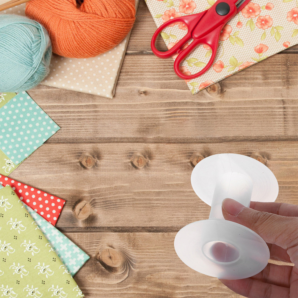 15個入りプラスチック製空スプール、ゴム紐、リボン、ワイヤー - Embroidery Floss Thread のレビューと価格