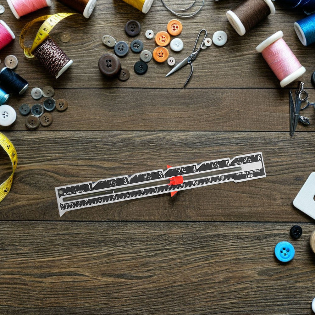 8個入り 人間工学に基づいた裁縫用定規セット。持ち運びやすく - Sewing Gauge Ruler のレビューと価格