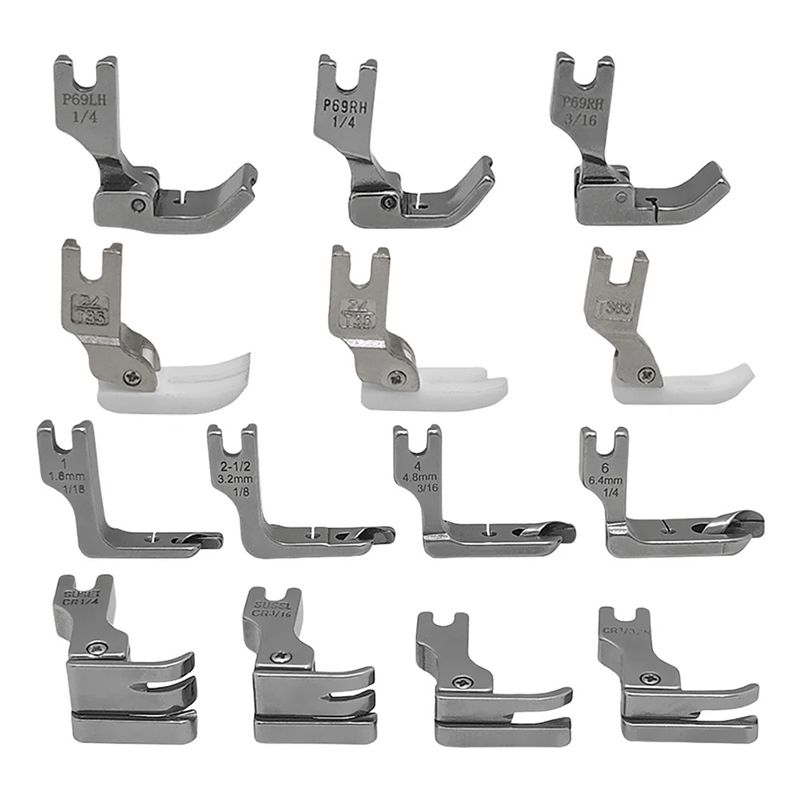 A84E-31 PCSプレッサーフットセット2交換用ネジ補助 - Rolled Hem Foot のレビューと価格