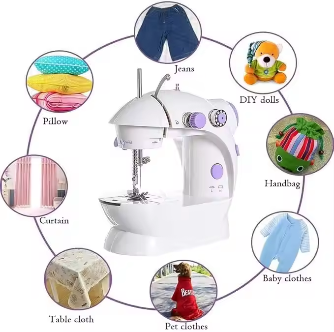 ミニ電動家庭用ミシン工場価格工業用ロックステッチウィッグ革用 - Sewing Machine In Textile Industry のレビューと価格