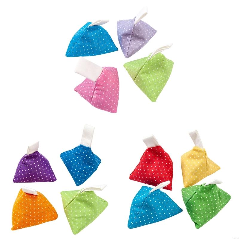 縫製とキルティングプロジェクト用のカラフルなドット付き三角形 - Fabric Weight Set のレビューと価格