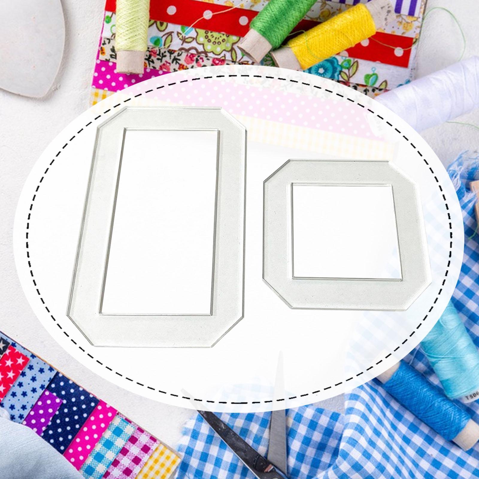 2 個のキルティングテンプレート キルトステンシル定規 使い - Quilting Ruler Square のレビューと価格